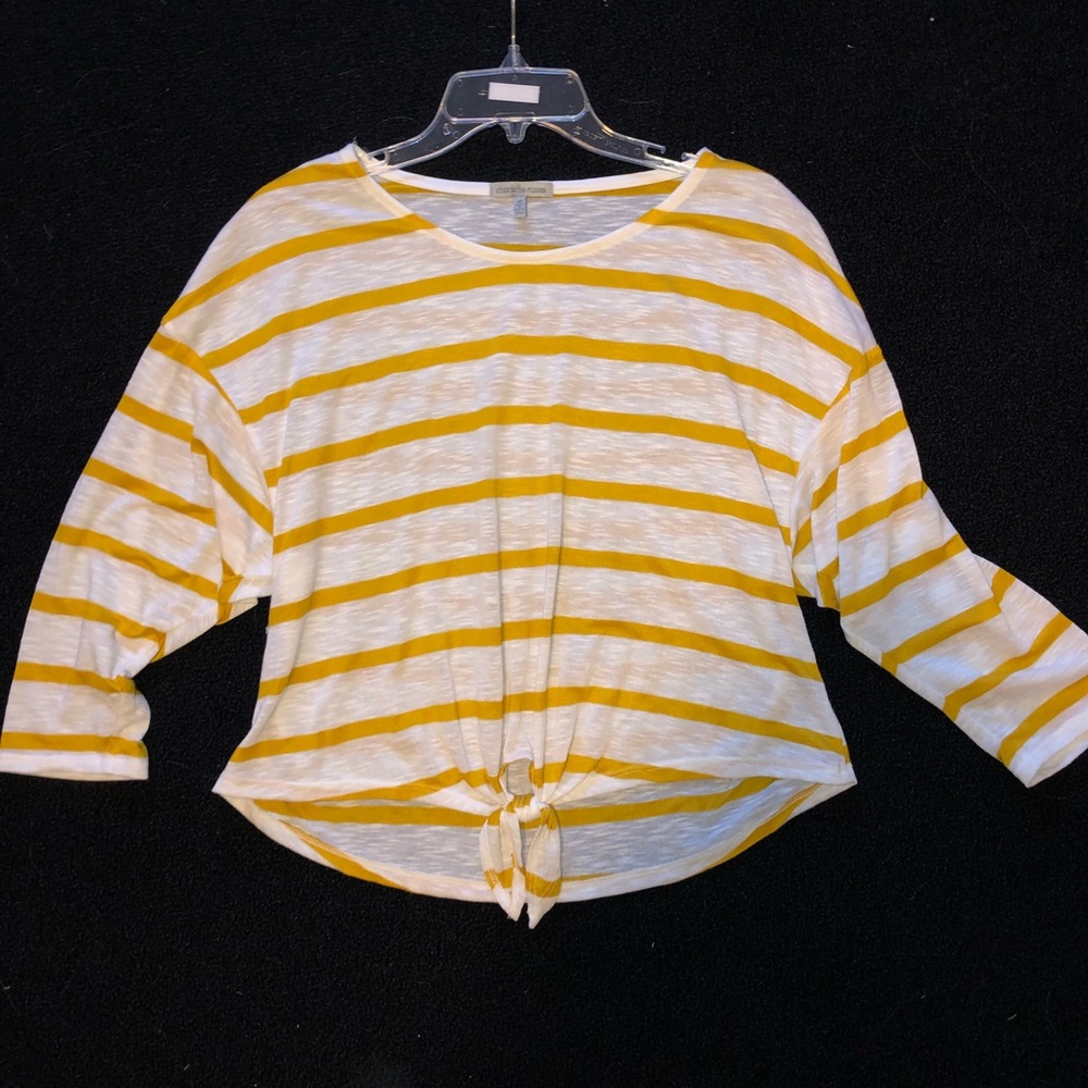 Cute striped shirt with 3/4 sleeves